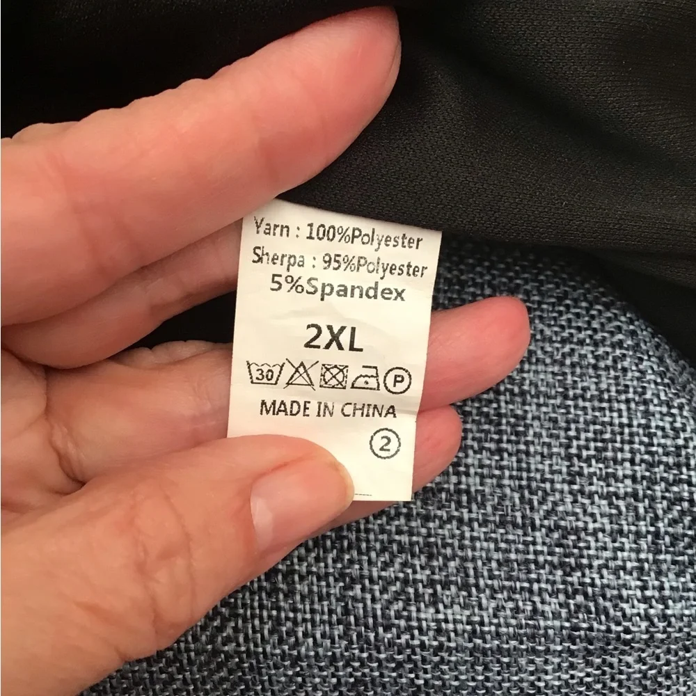 Black Swiss Dot lined top - Picture 6 of 6